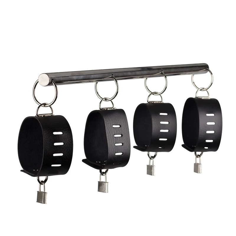 SM Bondage Sex bed Steel pipe bondage handcuffs Straps Flirting BDSM Bondages Erotic Game Sex Toy For Couples