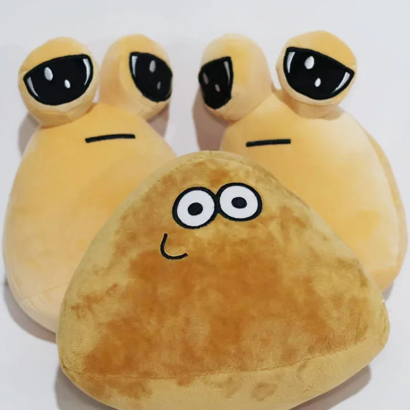 Новая пользовательская грустная игрушка Pou My pet инопланетная игра плюшевая милая кукла детский подарок