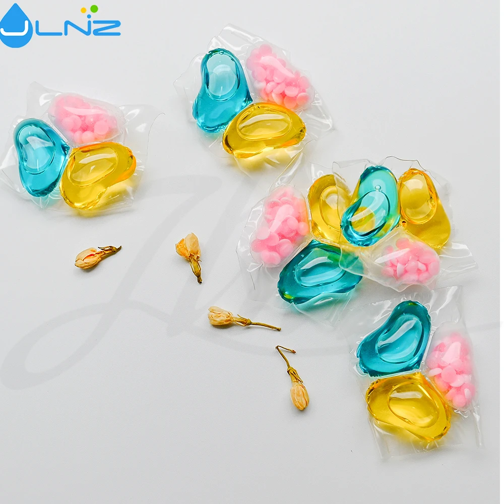 3 in 1Laundry beads washing powder laundry pods capsules for washing liquid soap detergent powder