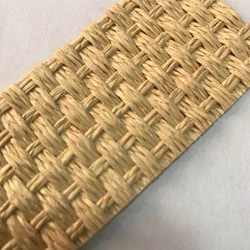202107082 -Braided raffia paper fabric for bags and wallpaper, colors paper straw farbic.