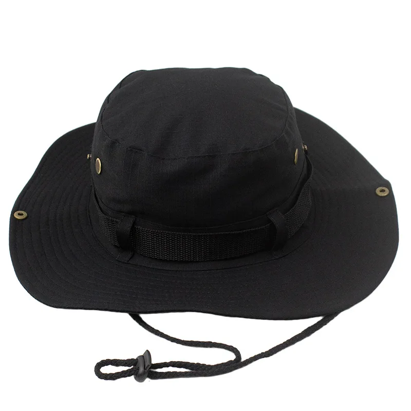Straw Hats Outdoor Bucket Camping Bush Walking Foldable Hat Wholesale Beach Fishing Printed Evergrowing 3