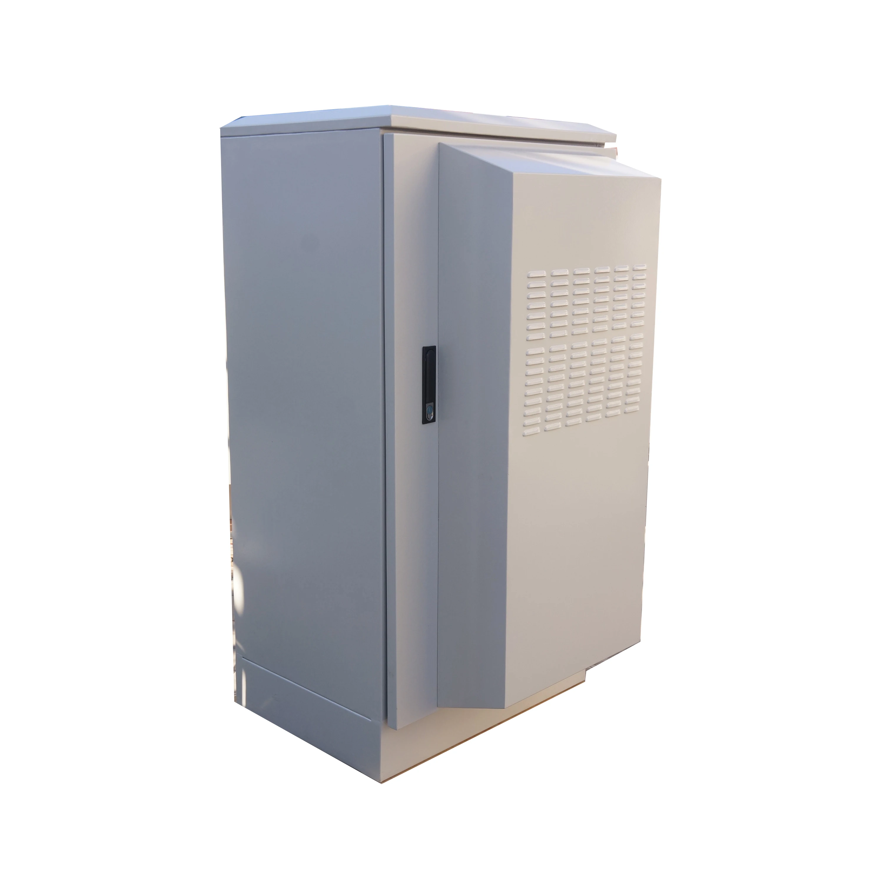 
22U 19inch outdoor electrical enclosure waterproof metal telecom cabinet with heat exchanger IP55 SK-260 