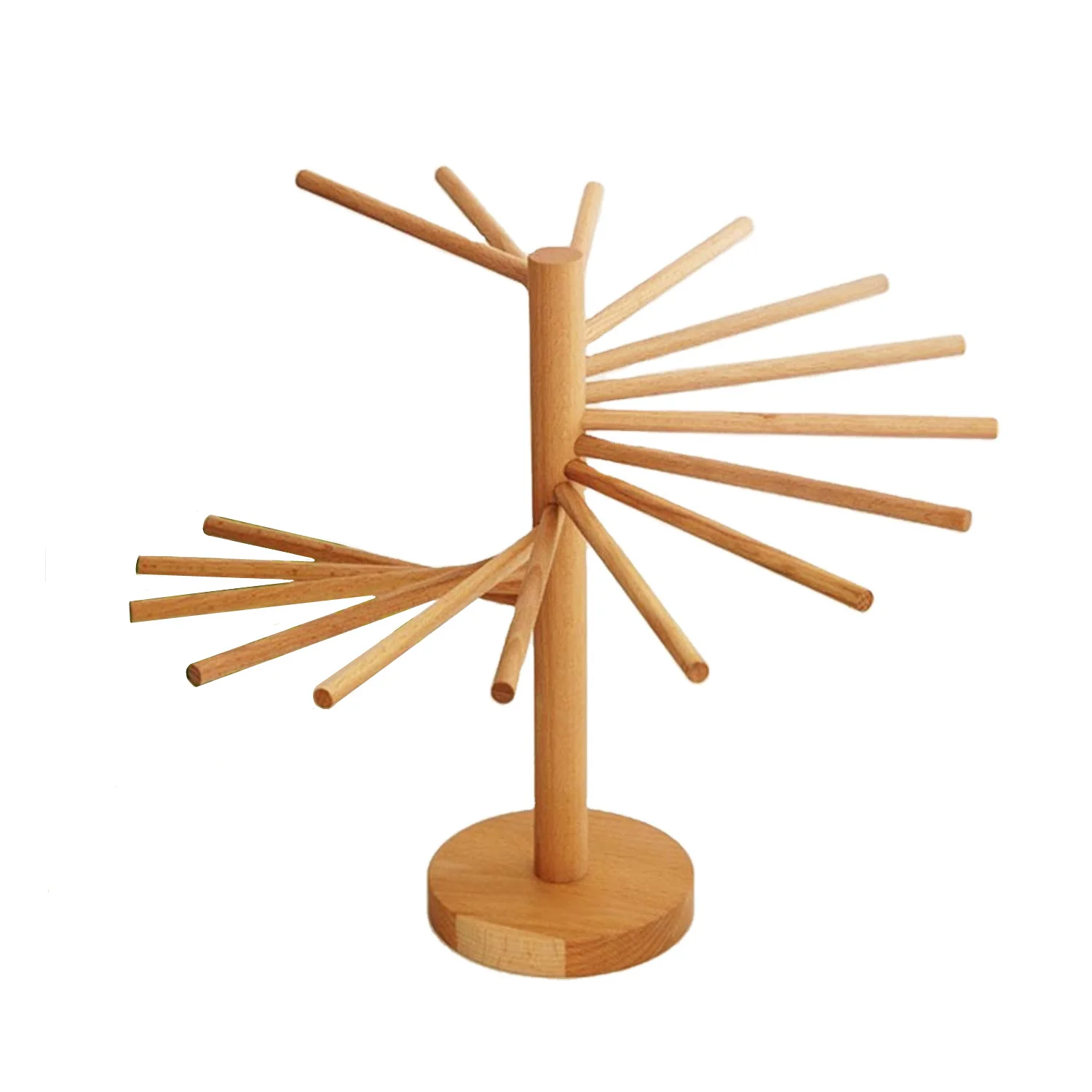 Wooden Pasta Drying Rack Collapsible Homemade Hanging Noodle Dryer Rack House Holder Shelf