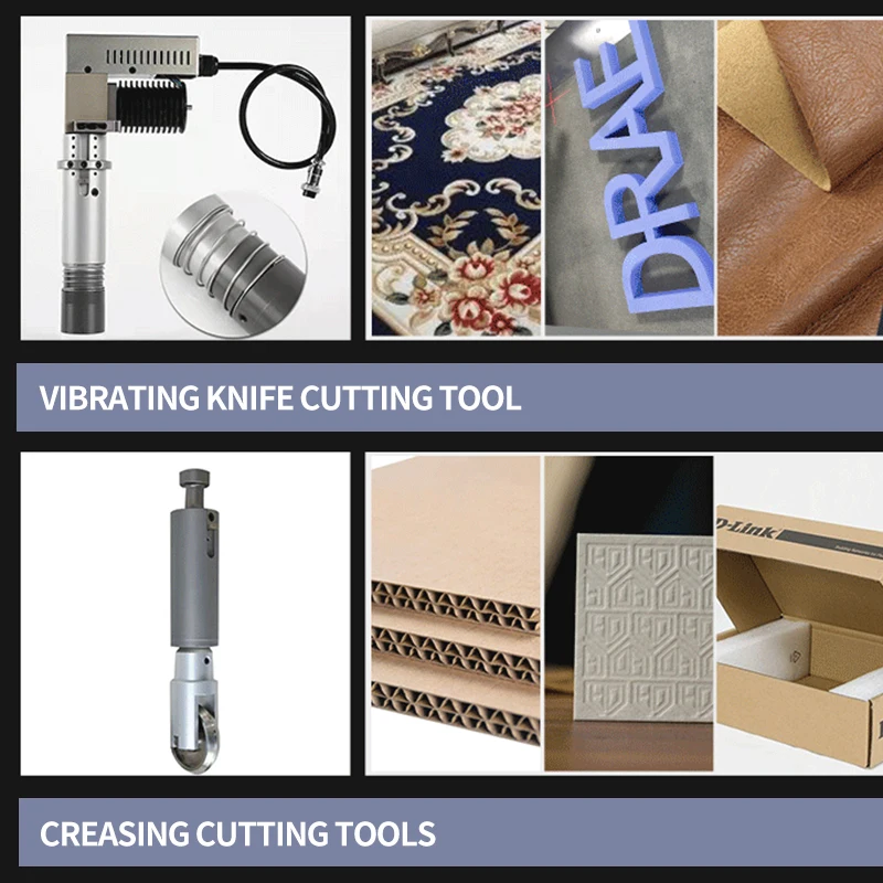 1625 Digital Rubber Gasket Material Cnc Oscillatory Knife Cutting Machine