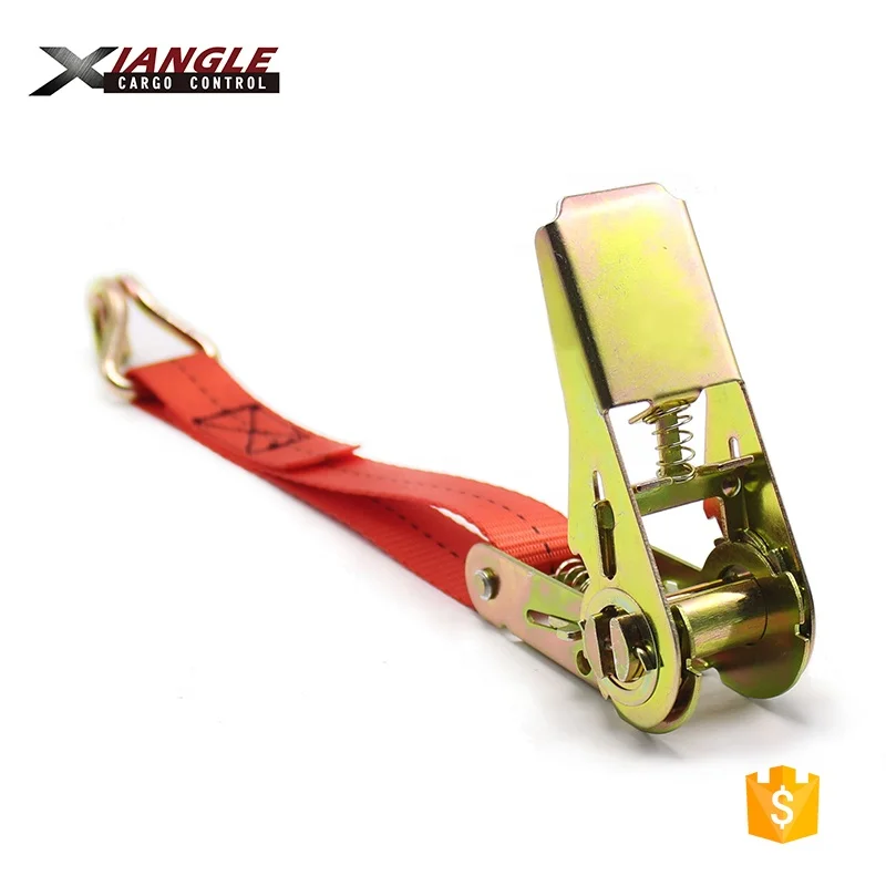 25 мм x 6 м, зажимные ремни с храповым механизмом и J-образными крючками