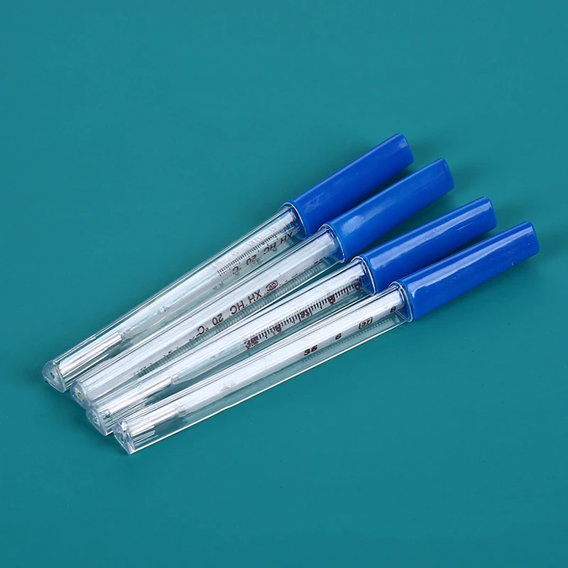 Glass Rectal Termometro Clinico De Mercurio 0.1C degree accuracy Para Oral Armpit Thermometer