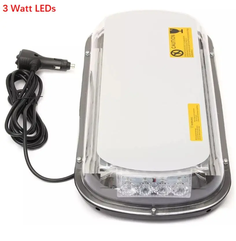 Ultra bright 3 watt magnet mount towing recovery truck led strobe beacon led mini lightbar heavy duty car flash strobe beacon