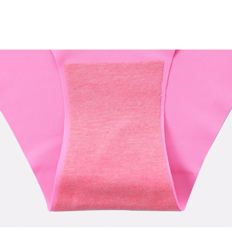 Лидер продаж, простые стринги с индивидуальным логотипом, дышащие женские трусики, Женское зимнее нижнее белье из ледяного шелка, g-стринги