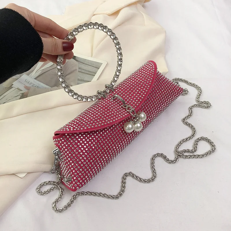Wholesale Lady Glitter Evening Bags 2024 New Ladies Bridal Purse Evening Hand Bag Clutch Women Evening Purse Classy Clutch Bag