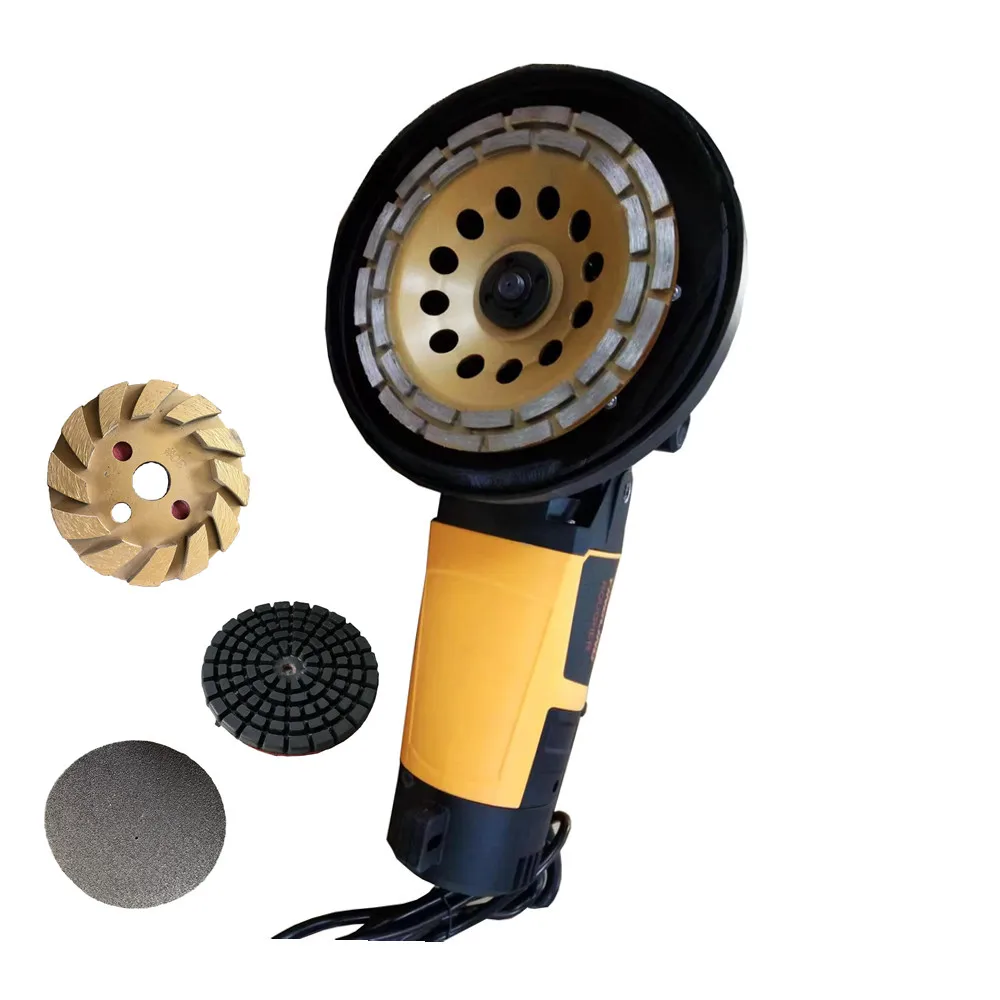 1600W Electric Multi-Function Power Tools Granite Wall Mill Concrete Floor Grinder Machine