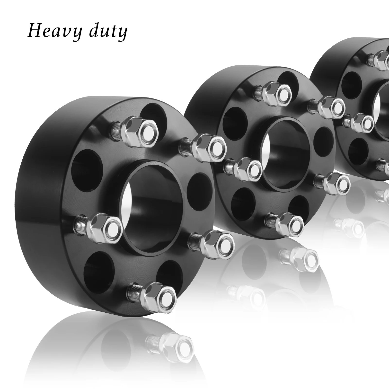 Wheel Spacer Set Aluminum Wheel Spacer Pair WheelCentric Adapter 5x139.7 2 inch Thick  For 2010 Dodge Ram1500