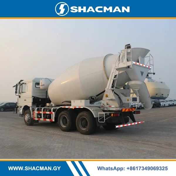 New Shacman F3000 6x4 Euro2 340Hp Cement Mixer Truck