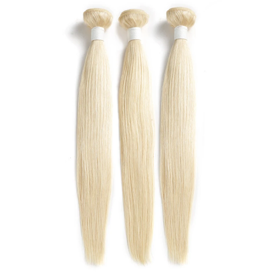 Straight 613 Blonde Hair Bundles Brazilian Weave Human Hair Bundles Remy Extensions Bundles Honey Blonde 28 30 32 34 Inch