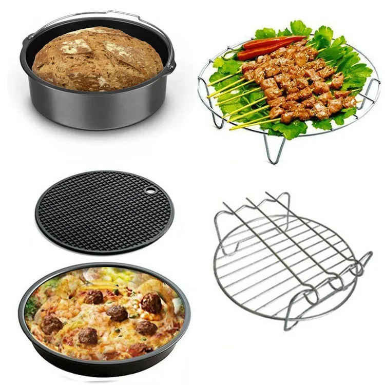 Bpa Free Airfryer Baking Bakeware Non-Stick Coating Air Fryer Accessories Sets