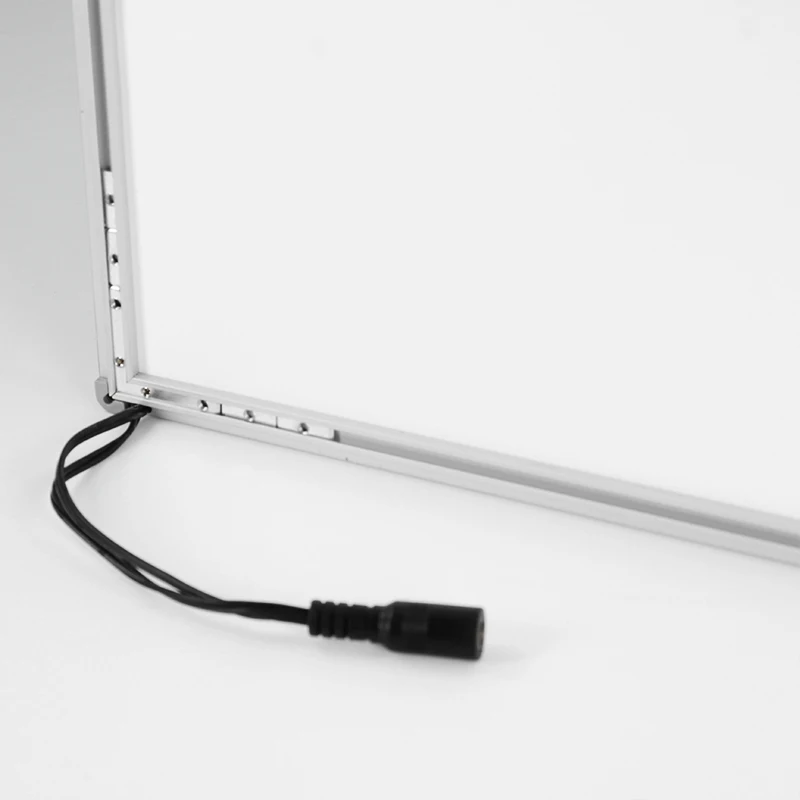 A1-A4 Ultra thin Crystal LED Light Box Picture Snap Frame Advertising Light Boxes Illuminated Super slim frame