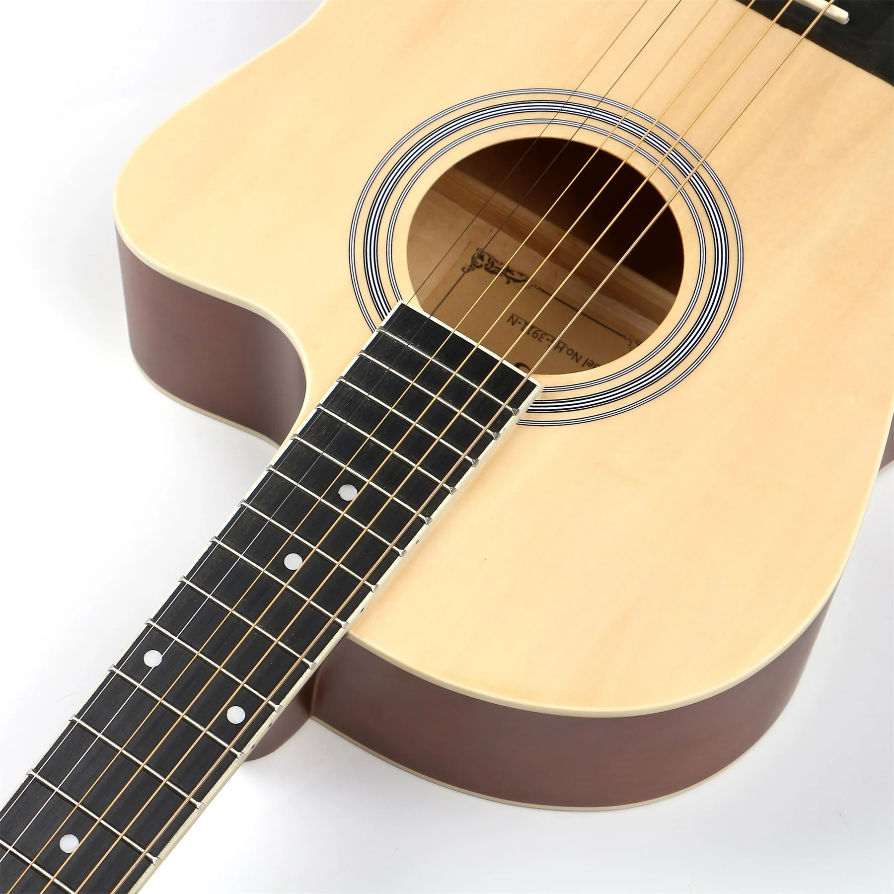 Factory wholesale 39 inch high quality acoustic guitar