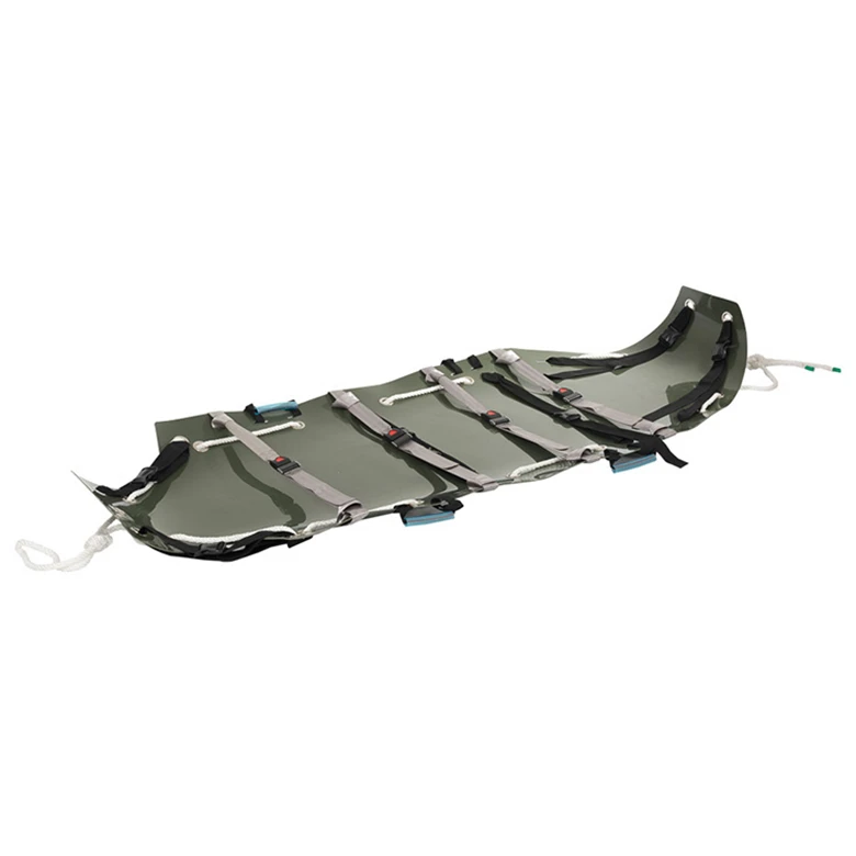 Portable Flexible Plastic EVA Carry Folding Board Roll-Type Rescue Stretcher First Aid Stretcher For Patient
