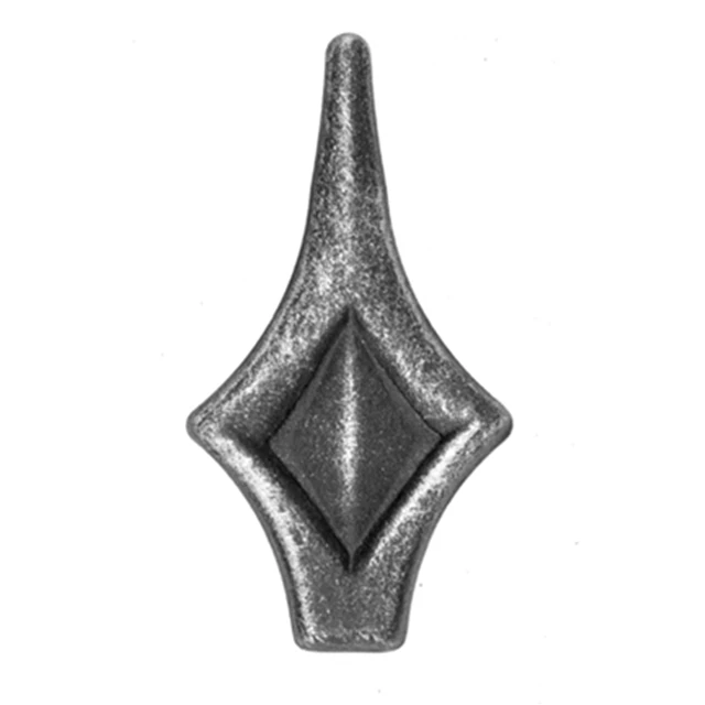 The most popular wrought iron spearhead for modern garden fence decorative iron components