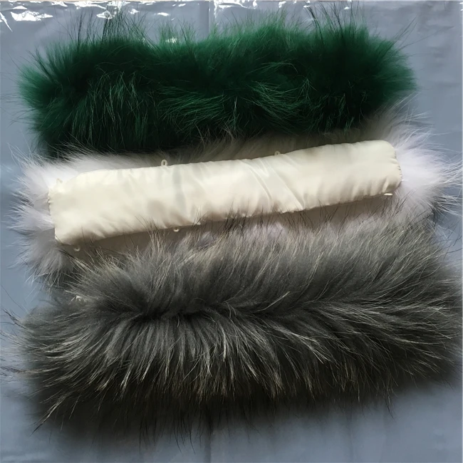 custom different sizes 15-16cm Real Fur Raccoon Fur