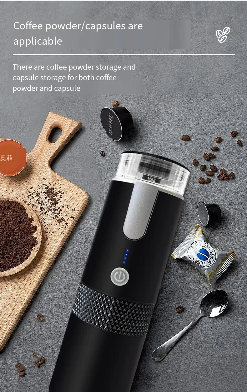 Mobile portable Coffee cup Portable coffee machine wireless Outdoor electric vehicle carrying mini