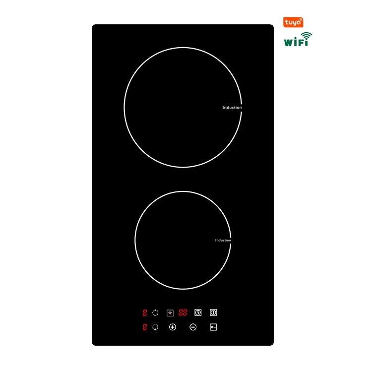 Wifi Smart Induction Hob with 2 Burners Tuya Remote Control Electric Inductuion Cooker
