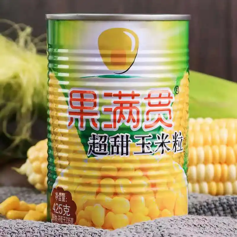 
Wholesale Chinese Halal Natural Food Canned Sweet Corn Bulk Canned Food 