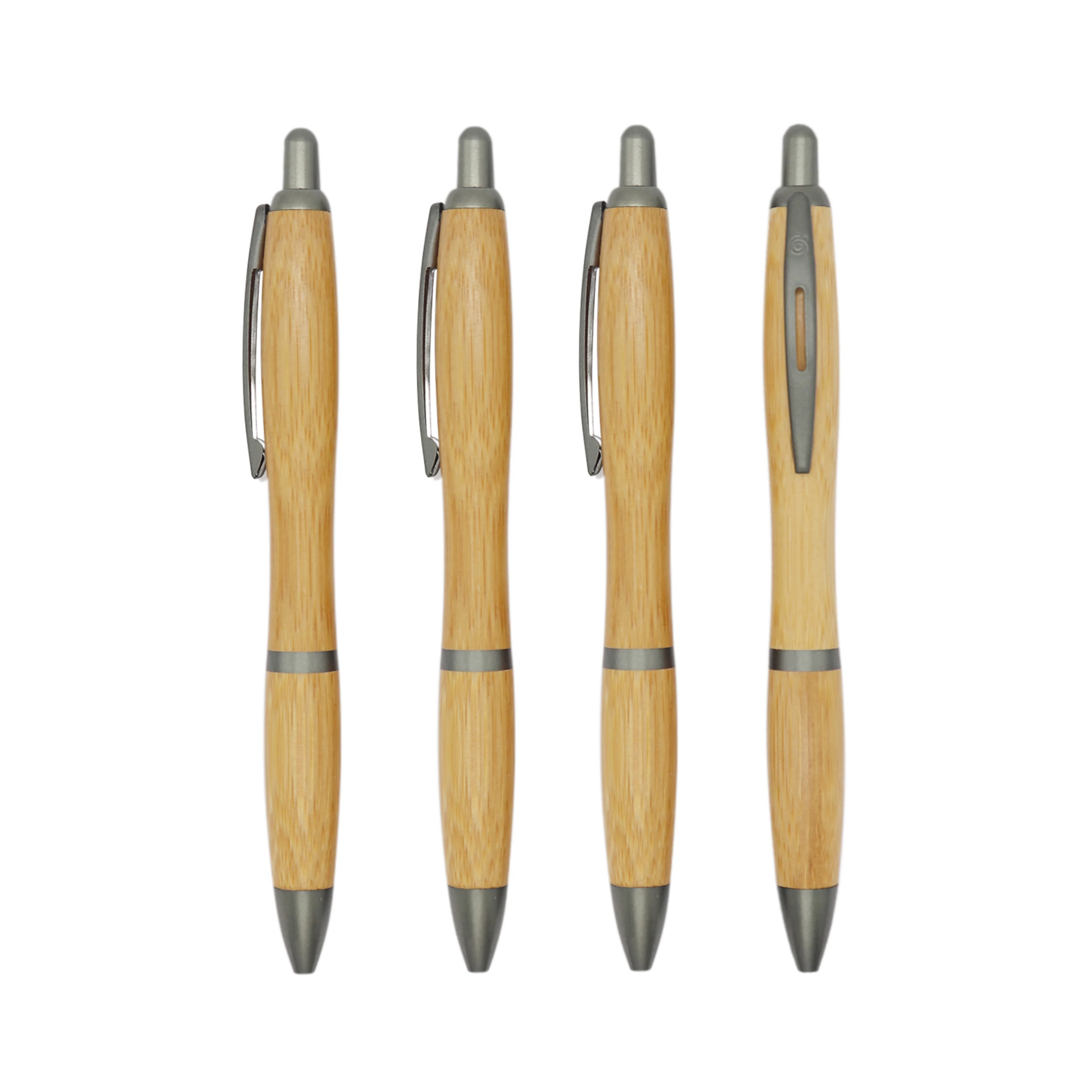 China supplier wood bamboo ballpoint pen school gift cheapest smooth writing ballpen