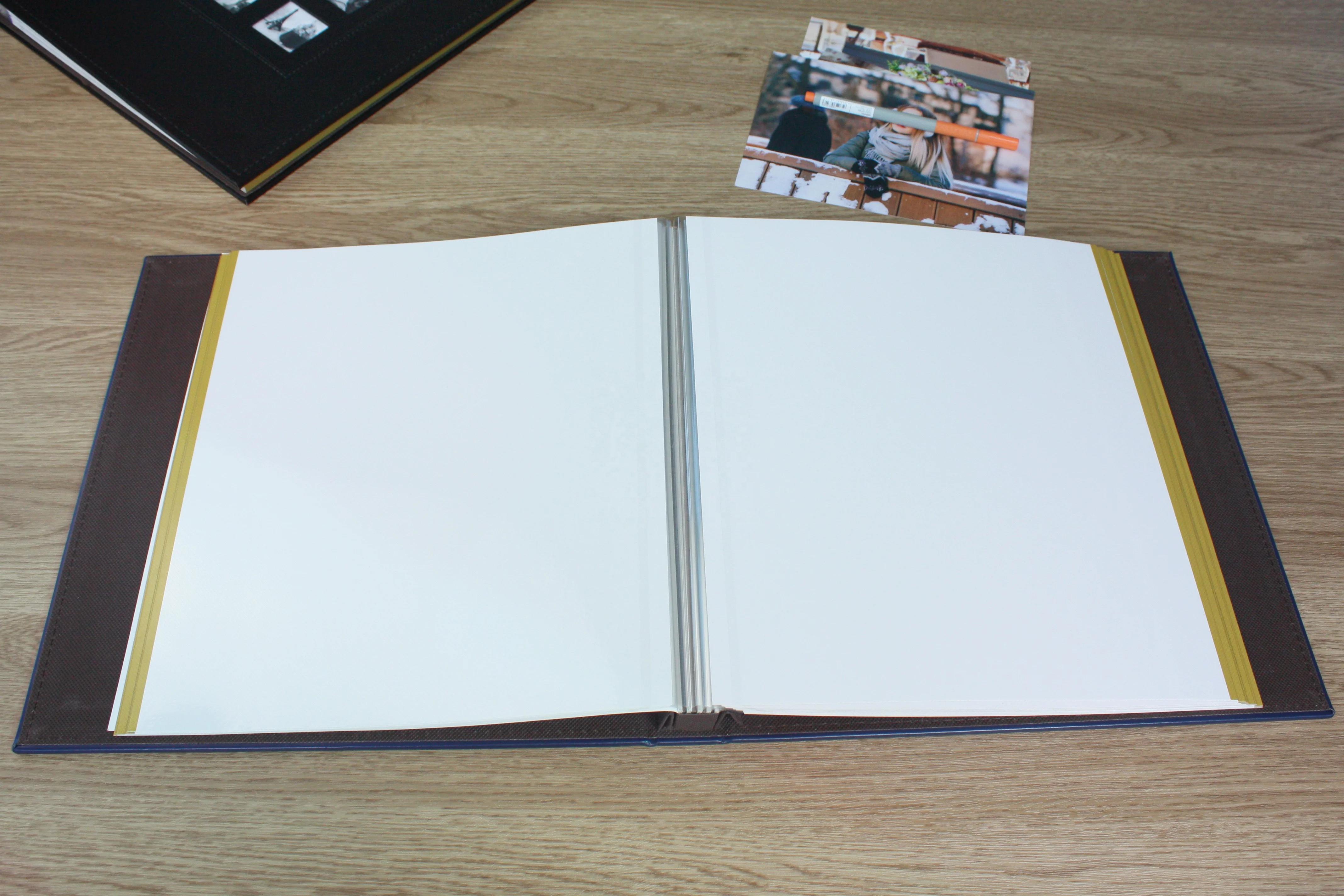 2020 Новое поступление, кожаный фотоальбом, самоклеящийся лист, сделай сам, семейный фотоальбом для скрапбукинга, 315*325 мм, окно, Обложка, альбом для фотографий