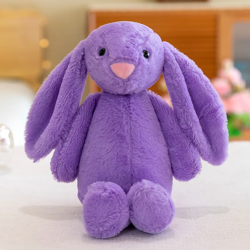YWMX Plush Stuffed  Long Ear Rabbit Toy Kids Birthday Toy Sleeping Doll Gift Girl Hand Gift Wholesale