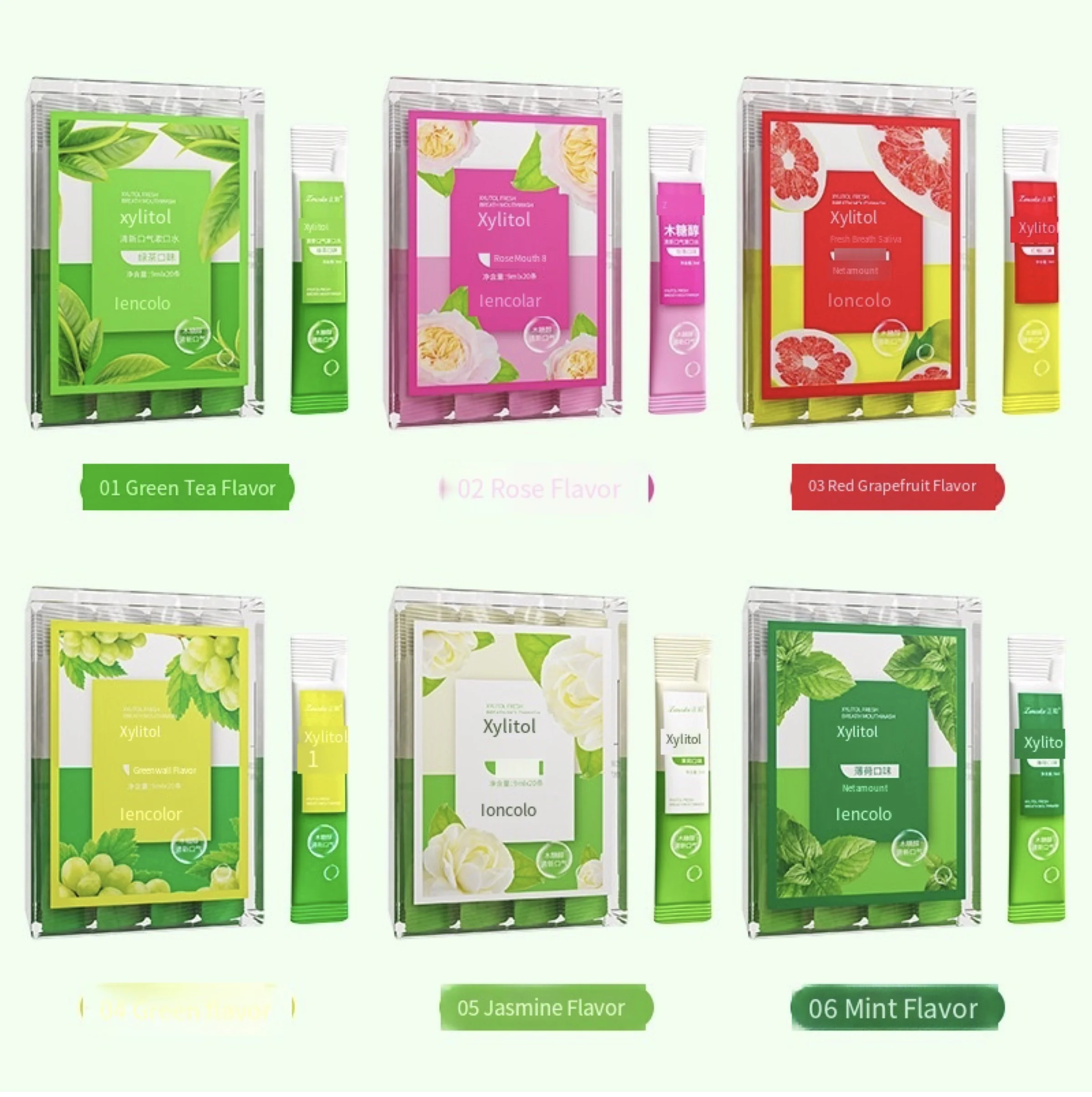 OEM Disposable Portable Sachet Pocket Fresh Breath Travel Size Mini Strip Mouthwash
