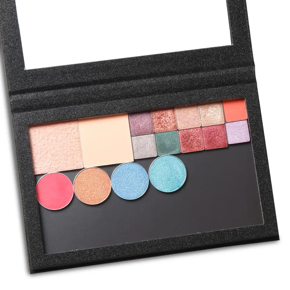 
2021 China factory OEM design girl eyeshadow case paper powder pallets 