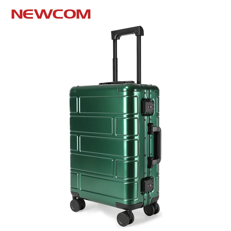 Aluminum luggage TSA combination lock Large capacity suitcases travel luggage for women and men