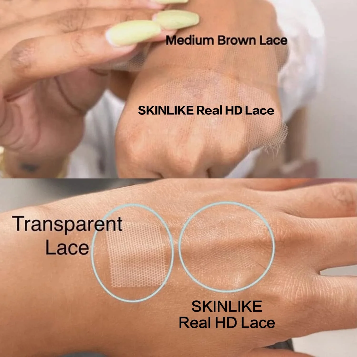 Wholesale 100% Brazilian Virgin Hair Straight Human Hair 13x4 Ear to Ear HD Lace Frontal Closure with Baby Hair Natural Hairline