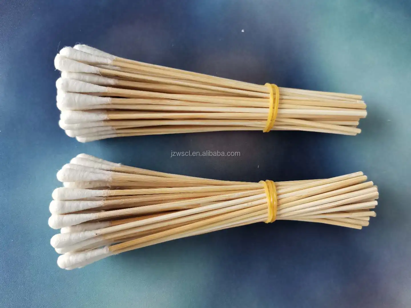 Bamboo Stick Baby Use Cleanic Ear Cotton Buds Raw Cotton Color