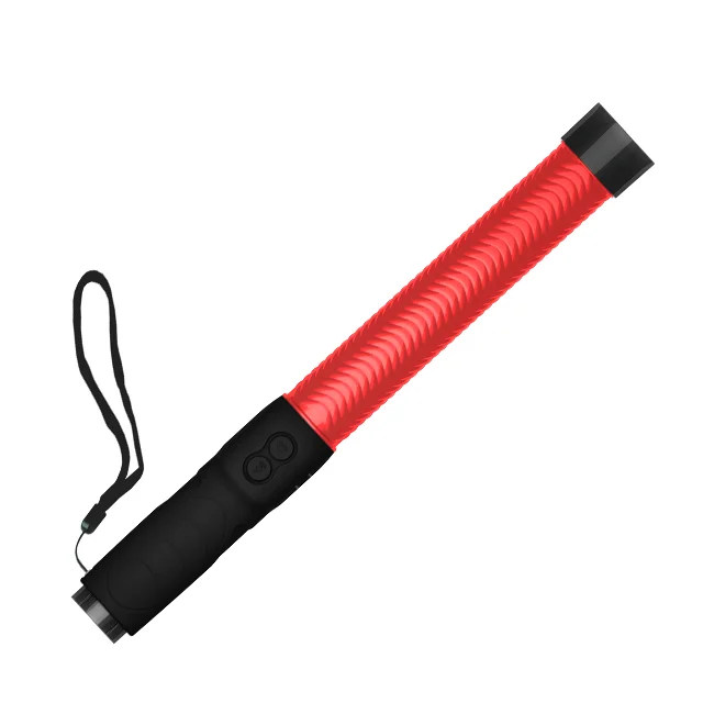 Multifunction Rechargeable Led Red Flashing Light Traffic Control Signal Baton