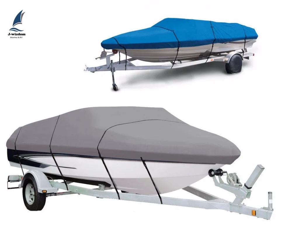 
18-20 20-24 24-26 feet UV Resistant 600D Polyester Universal Fit Waterproof t-top boat cover 