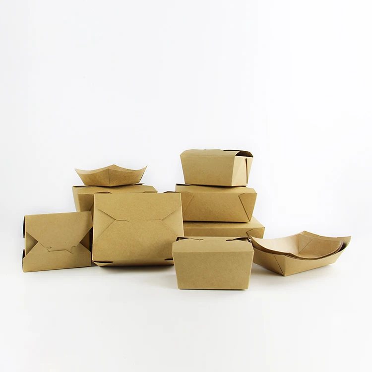 Manufactured E flute corrugated kraft paper food tray