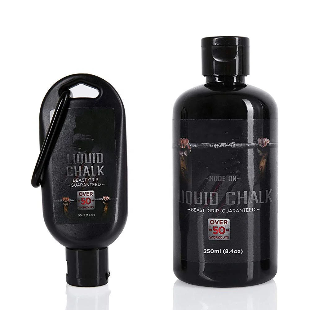 250ml 200ml 100ml 50ml Liquid Chalk - Gym Lifting Weightlifting for Hand Workout Grip Weight