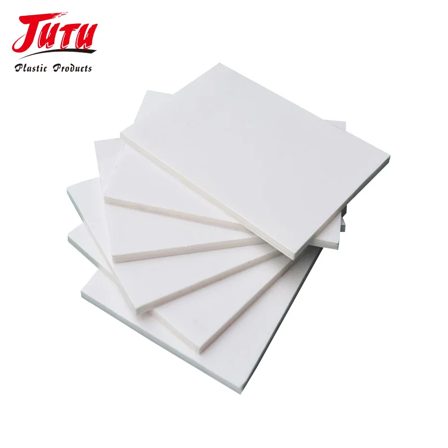 JUTU Free Sample white 3mm pvc rigid foam board co extrusion pvc expanded foam sheet