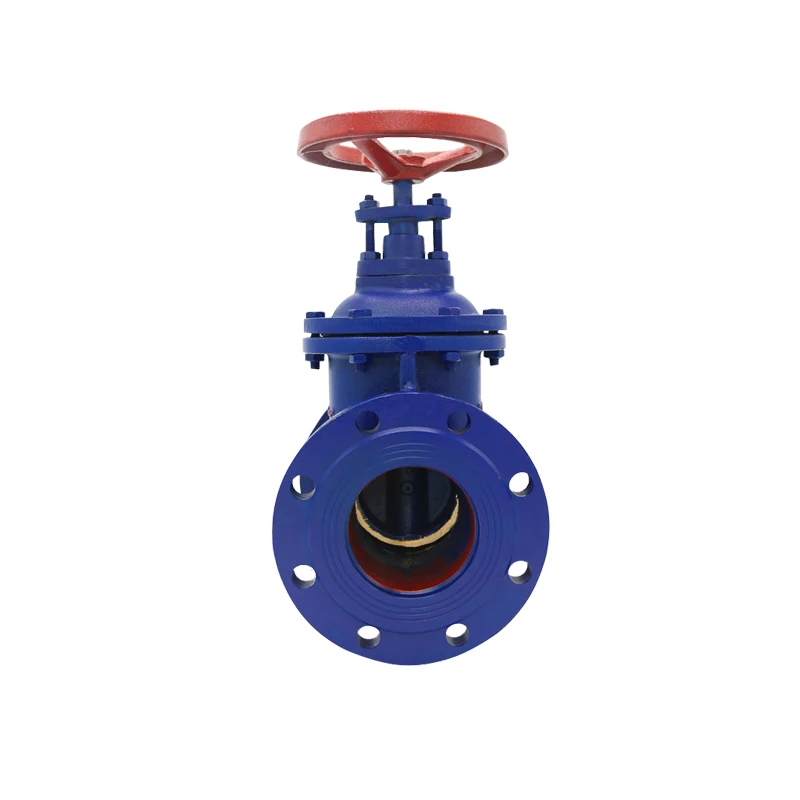 Factory price hard seal non-rising stem gate valve manual cast iron flange metal seat gate valve