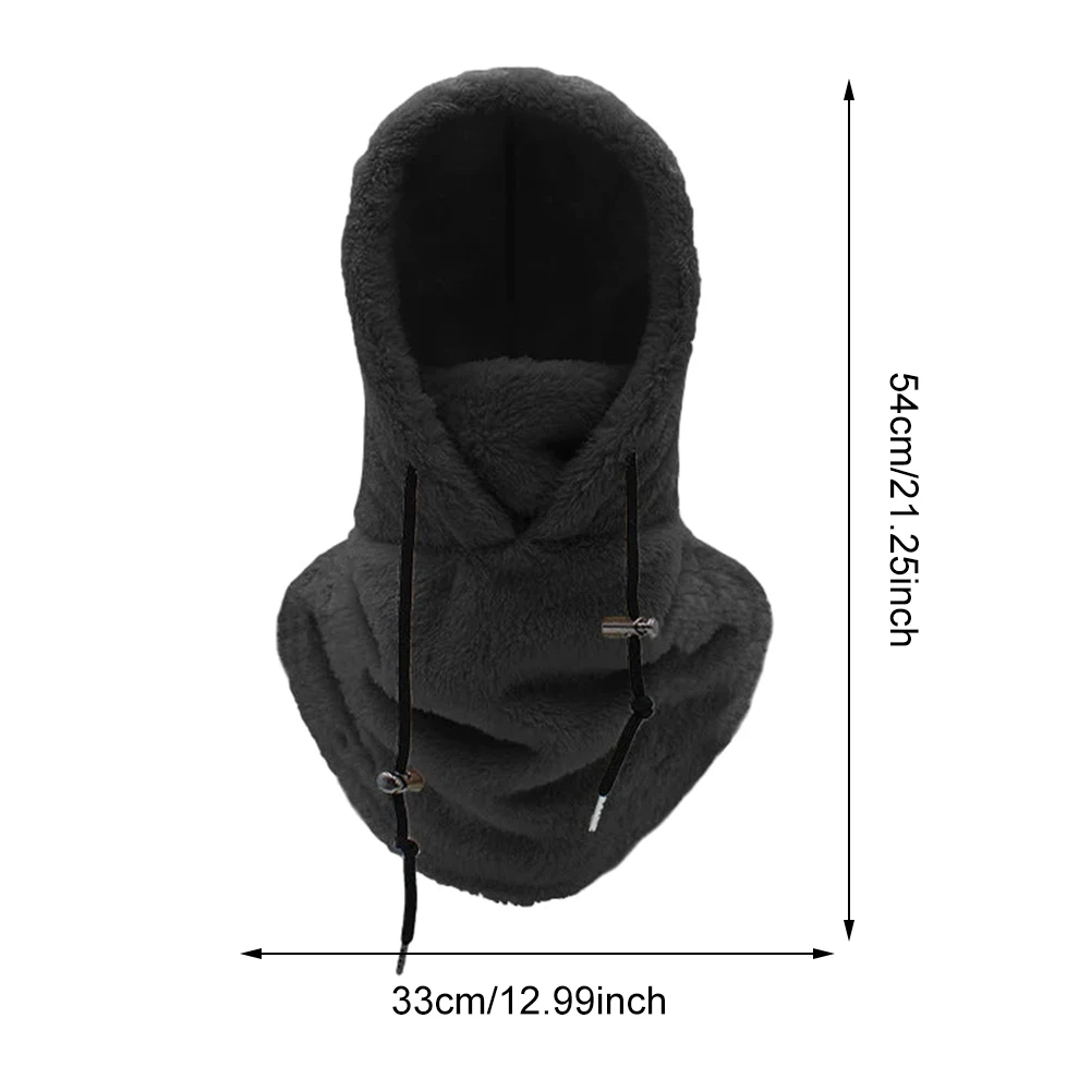 Winter Ski Windproof Cap Outdoor Cycling Cap for Men Face Masks Hood Beanies Women Plush Warm Hat