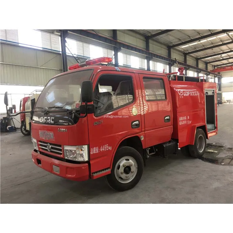 Dongfeng Mini 1.5 cubic water double-row fire truck