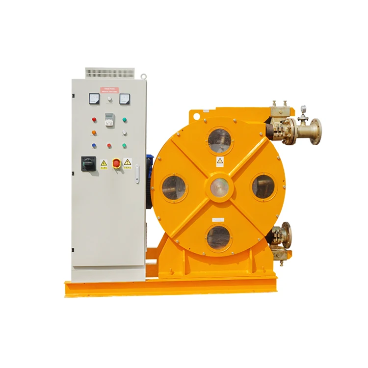 Corrosion-resistant chemical peristaltic pump industrial hose squeeze peristaltic pump for foam concrete and concrete