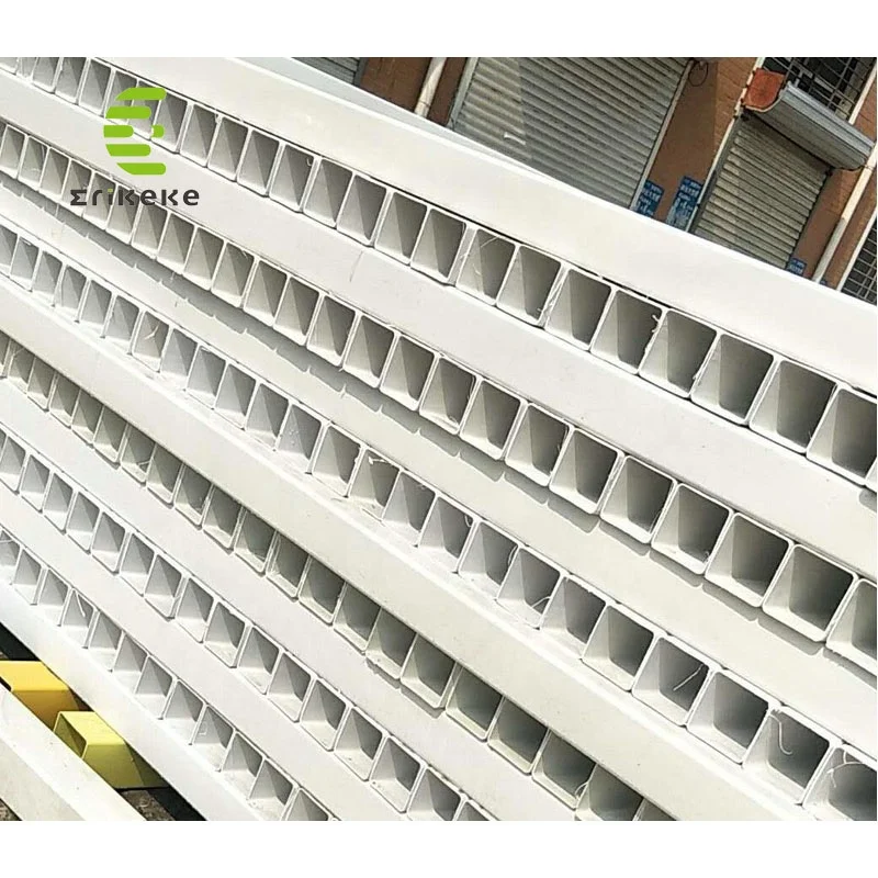 Hot Sale UV Plastic Square PVC Pipe Sizes White100*100mm Zip Hydroponics Pipe  NFT PVC Pipe Price