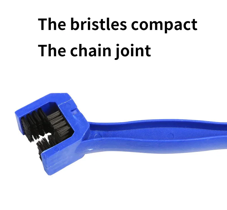 Bicycle Cycling Crankset Chain Brush,Motorcycle Bike Chain Maintenance Clean Brush