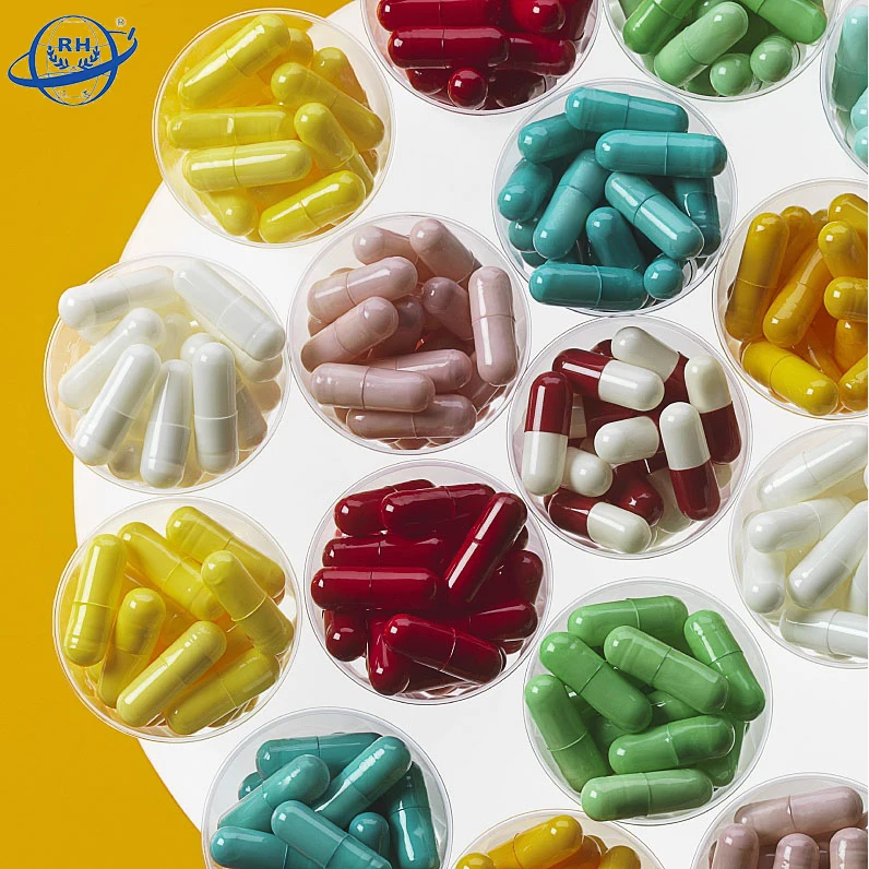 High quality empty hard gelatin biodegradable capsules size 2 00 capsule supplier custom printed fast whitening capsules