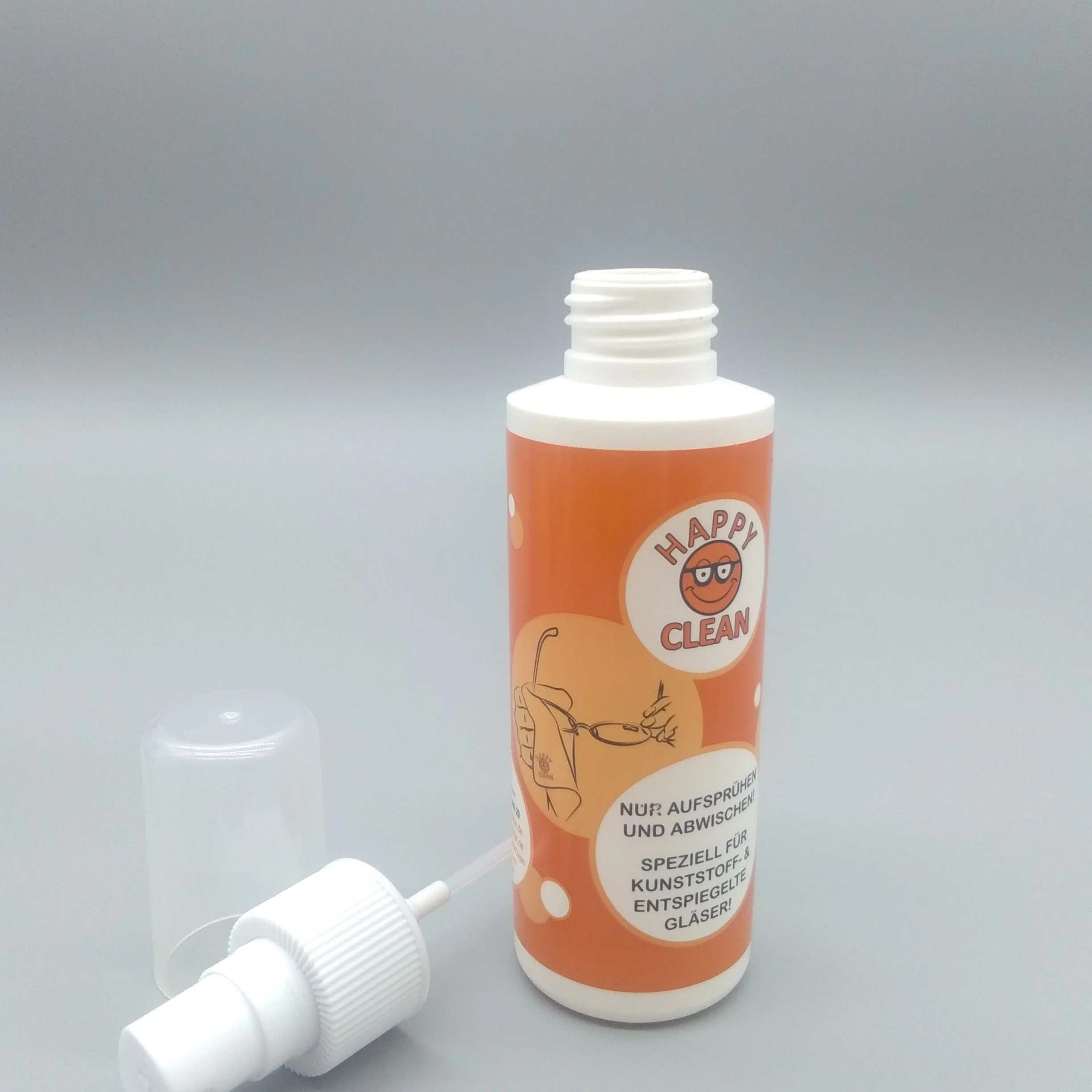 Hot Sale 100ml HDPE/PET Flat Shoulder Private Logo Empty Plastic Bottle For Alcohol Personal Care Cosmetics Household Packaging