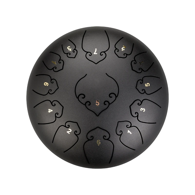 Factory Manufacture Various Auspicious Clouds Handpan Steel Drum Tambor Handpan