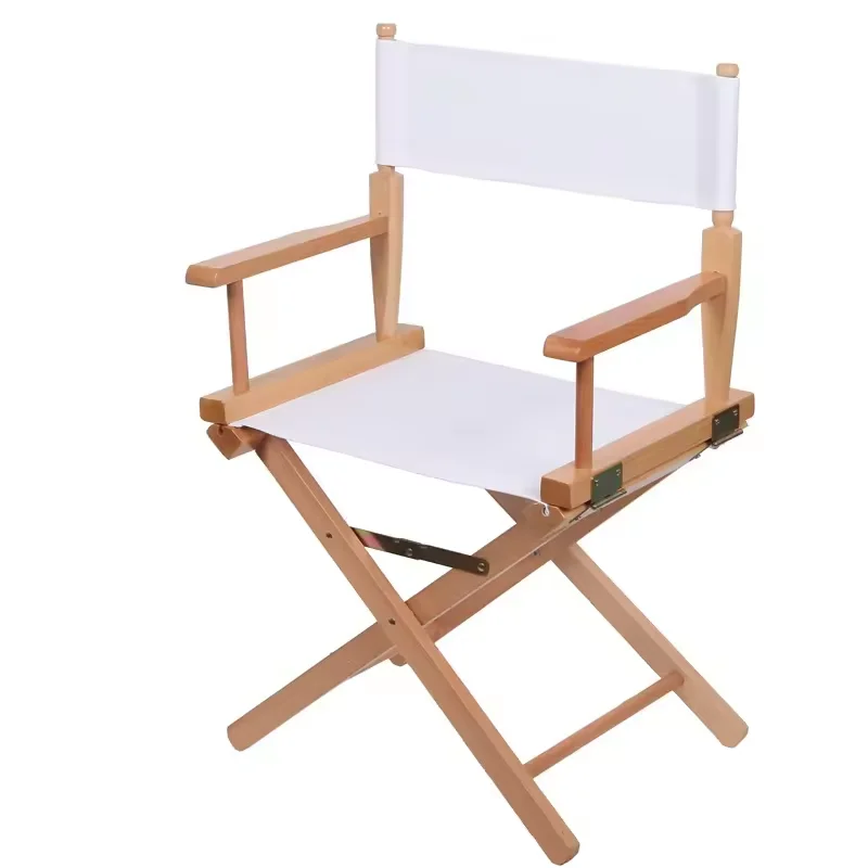 2024 Feistel Professional Luxury Custom Multi-color Lightweight Foldable Portable Folding Foldable  Beach Wood Director Chair