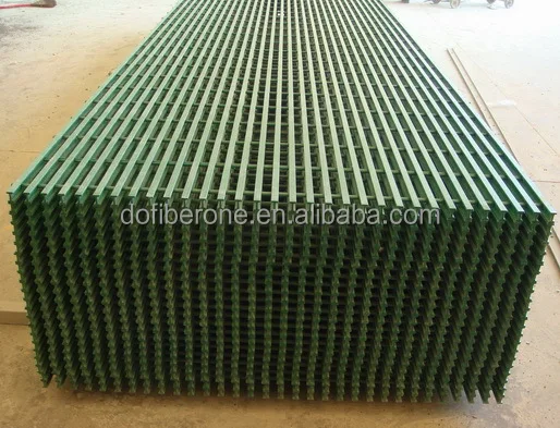 USA standard no fading no crack fire resistant long life outdoor fiberglass GRP FRP grids